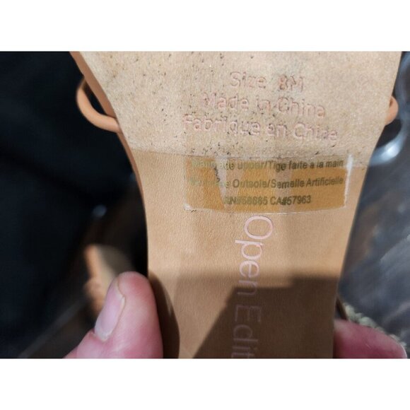 Open Edit Clarissa Chain Sandal in Tan Mocha/Sz. 8M, NWOB - Picture 10 of 10